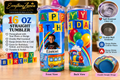 Personalized 16 oz Straight Tumbler