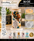 Personalized 16 oz Glass Tumbler