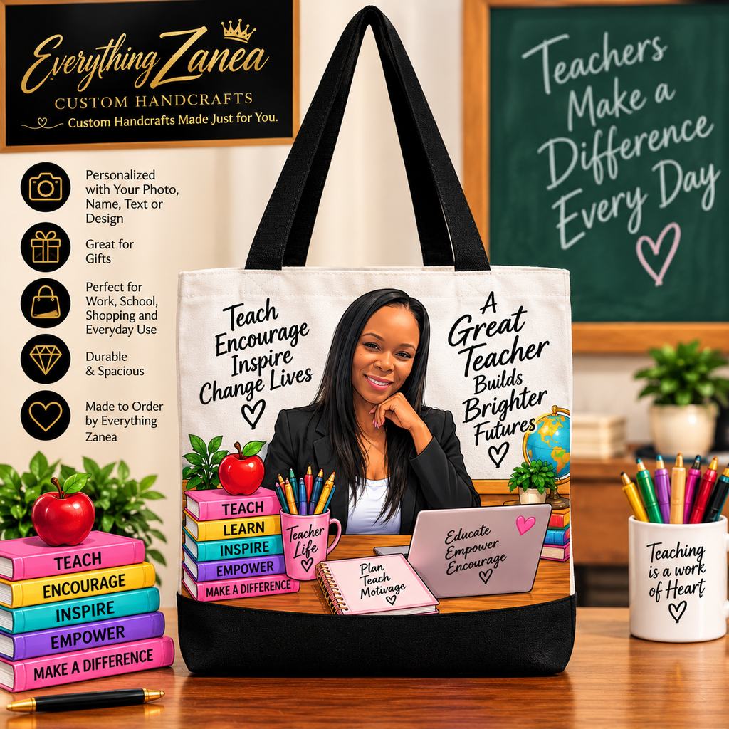 Custom Personalized Tote Bag
