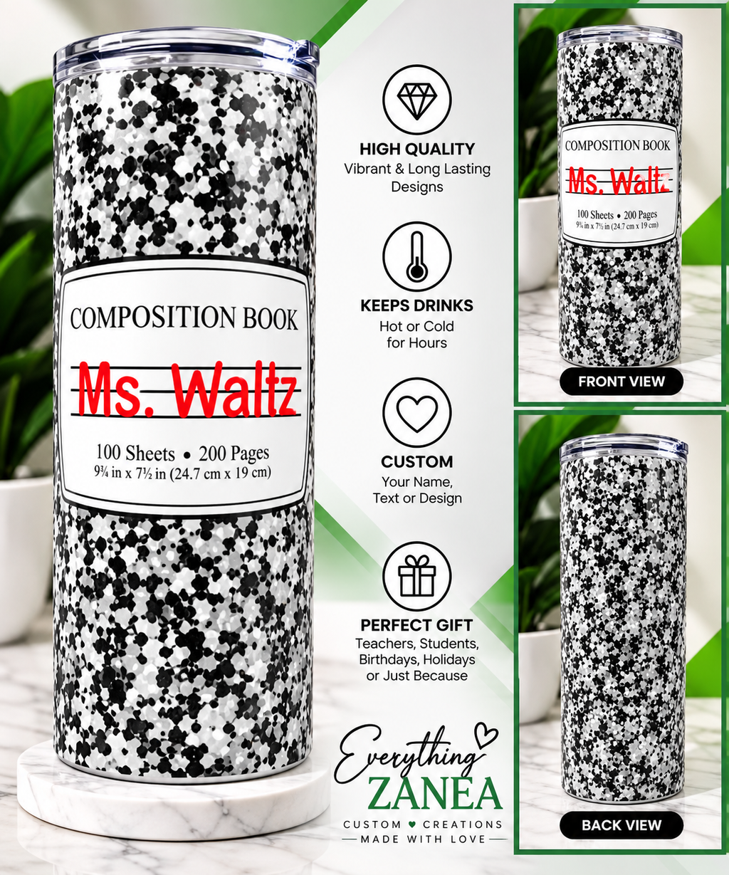 Custom Personalized 20 oz Tumbler
