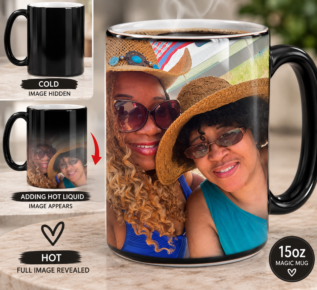 Custom Personalized 15 oz Magic Mug