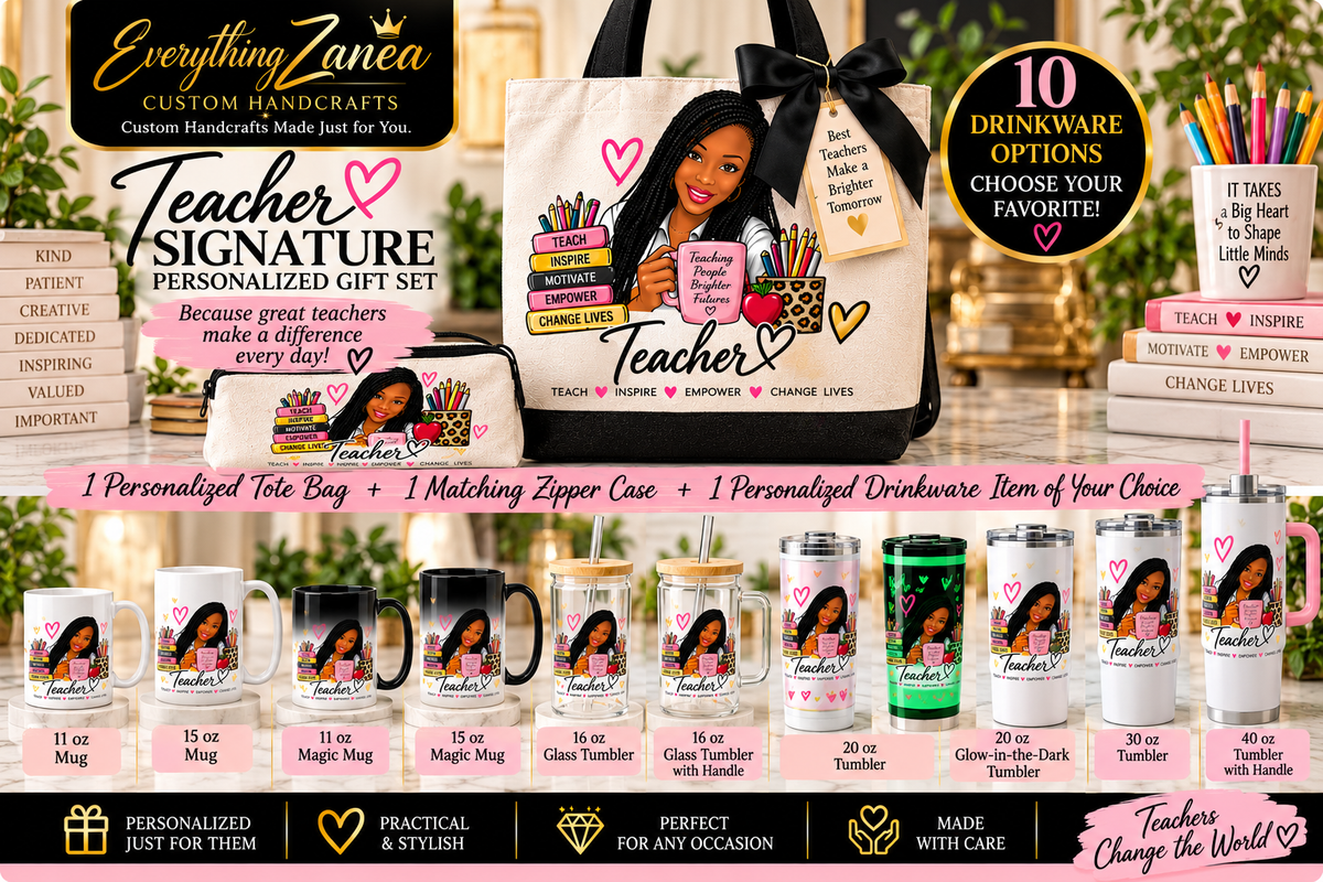 Teacher Signature Personalized Gift Set