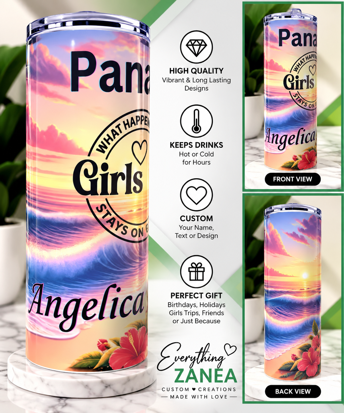 Custom Personalized 20 oz Tumbler